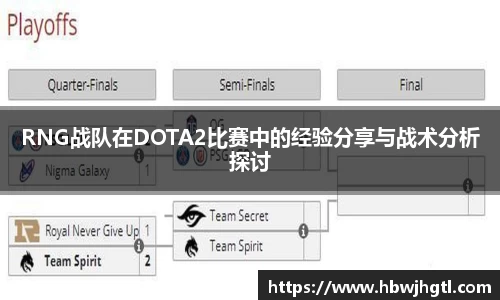 RNG战队在DOTA2比赛中的经验分享与战术分析探讨